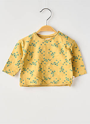 Tricou elasticitate mâneci lungi galben MOULIN ROTY fată