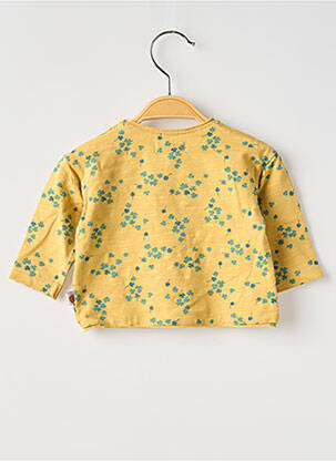 Tricou elasticitate mâneci lungi galben MOULIN ROTY fată
