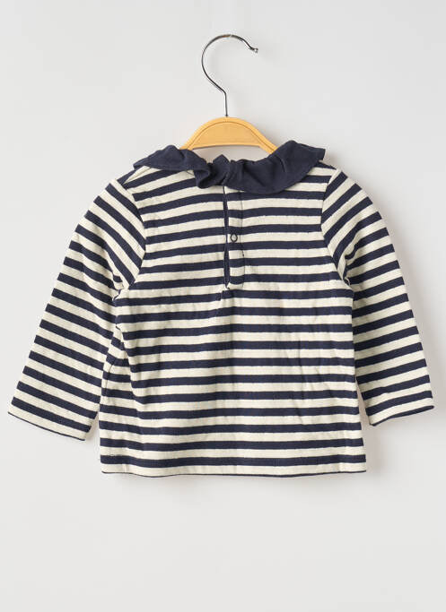Tricou albastru PETIT BATEAU fată