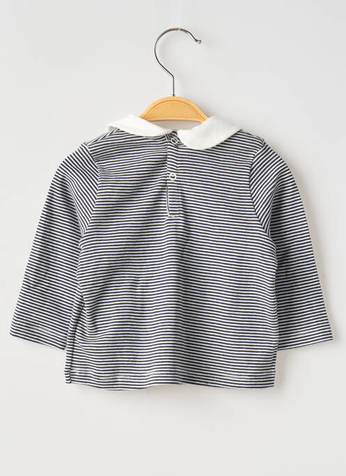 Tricou albastru PETIT BATEAU fată