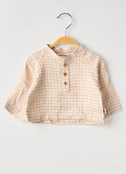 Cămașă cu mâneci lungi maro MOULIN ROTY băiat