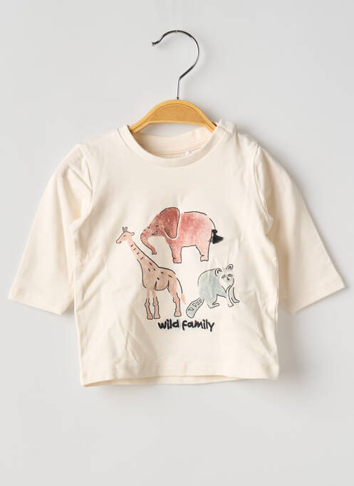 Tricou bej NAME IT băiat