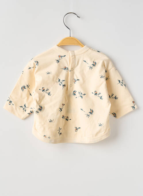 Tricou bej PETIT BATEAU copil