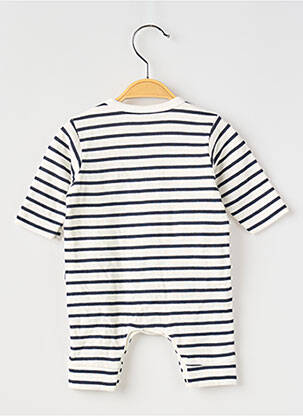 Salopetă-pantalon croială cambrată mâneci lungi albastru PETIT BATEAU băiat