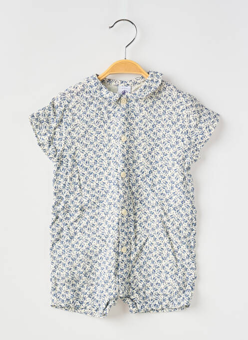 Salopetă scurtă albastru PETIT BATEAU fată