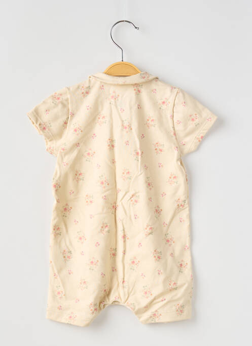 Salopetă scurtă bej PETIT BATEAU fată