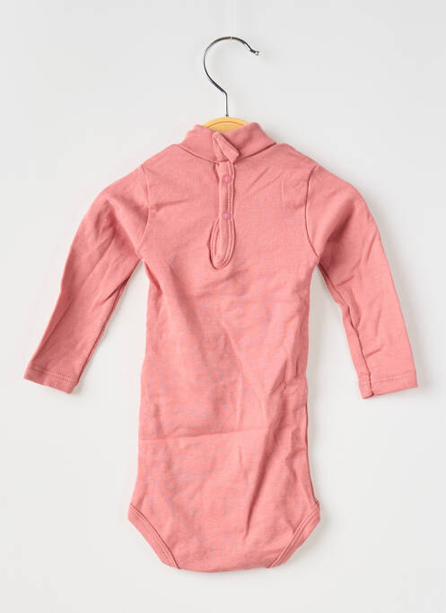 Body de lenjerie roz PETIT BATEAU fată