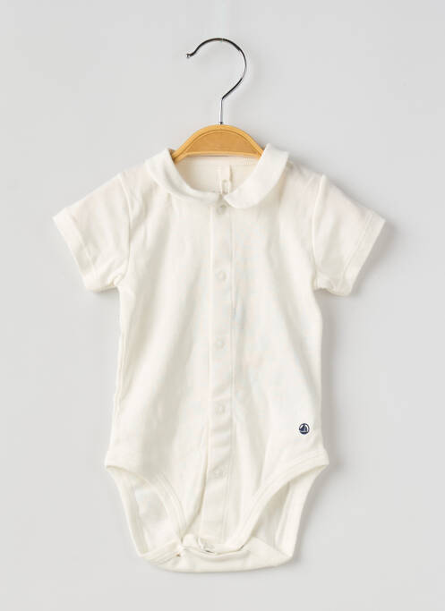 Body de lenjerie alb PETIT BATEAU fată