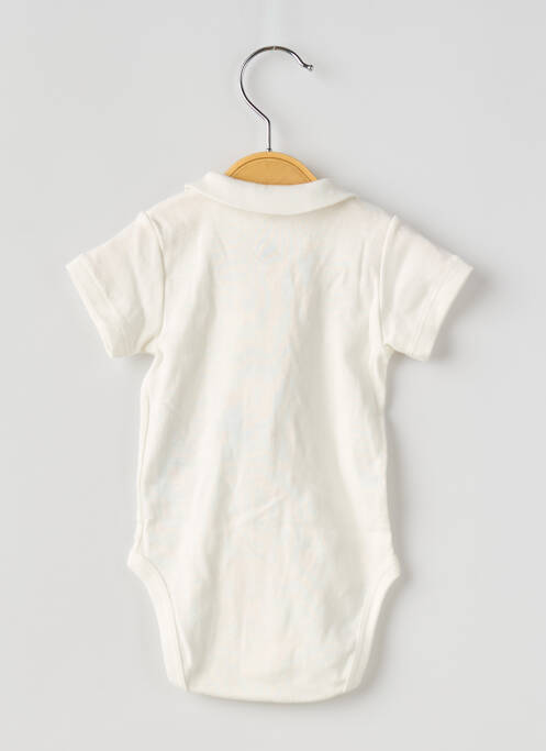 Body de lenjerie alb PETIT BATEAU fată