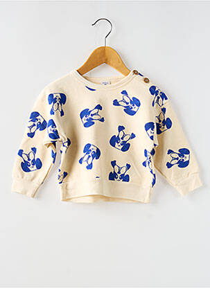 Hanorac croială dreaptă mâneci lungi bej PETIT BATEAU băiat