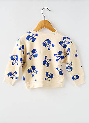 Hanorac croială dreaptă mâneci lungi bej PETIT BATEAU băiat