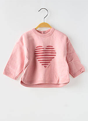 Hanorac mâneci lungi mâneci lungi roz PETIT BATEAU fată