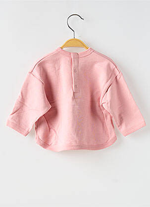 Hanorac mâneci lungi mâneci lungi roz PETIT BATEAU fată
