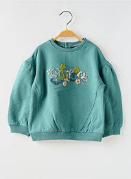 Hanorac broderie mâneci lungi verde MAYORAL fille