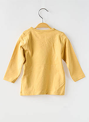 Tricou croială dreaptă mâneci lungi galben NAME IT fată