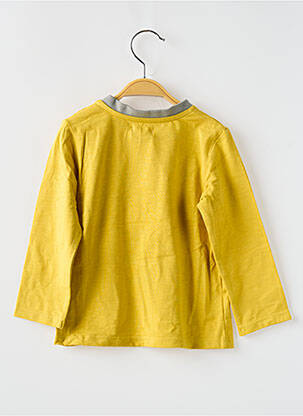 Tricou mâneci lungi mâneci lungi galben MOULIN ROTY băiat