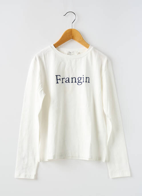 Tricou alb PM MERE & FILLE băiat