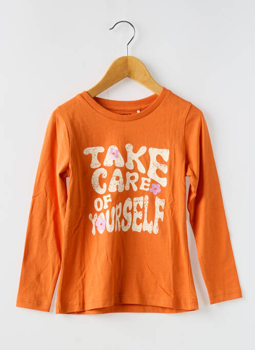 Top portocaliu NAME IT fată