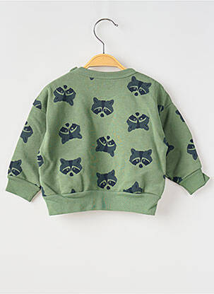 Hanorac elasticitate mâneci lungi verde PETIT BATEAU băiat