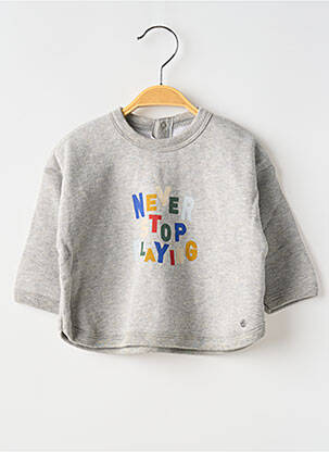 Hanorac gri PETIT BATEAU băiat