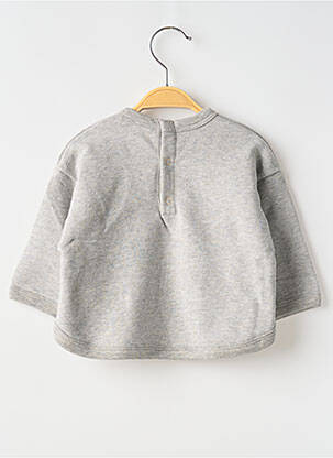 Hanorac elasticitate mâneci lungi gri PETIT BATEAU băiat