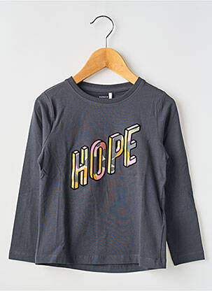 Tricou gri NAME IT copil