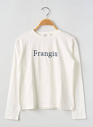 Tricou alb PM MERE & FILLE băiat