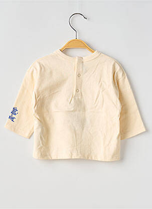 Tricou mâneci lungi mâneci lungi bej PETIT BATEAU băiat
