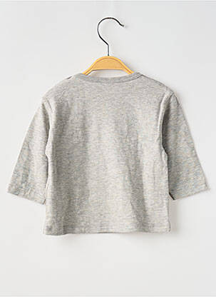 Tricou mâneci lungi mâneci lungi gri PETIT BATEAU băiat