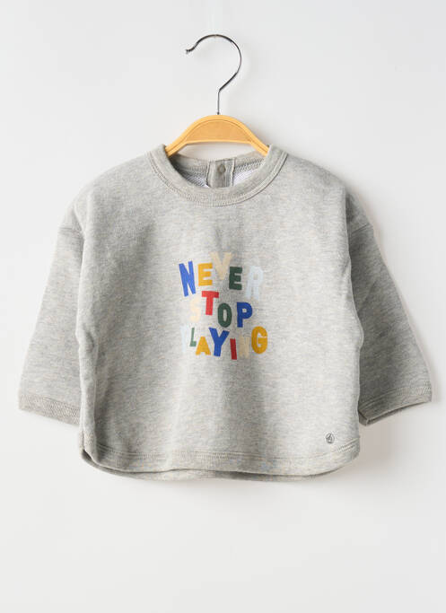 Hanorac gri PETIT BATEAU băiat