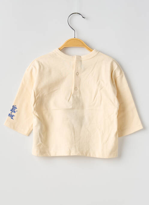 Tricou bej PETIT BATEAU băiat
