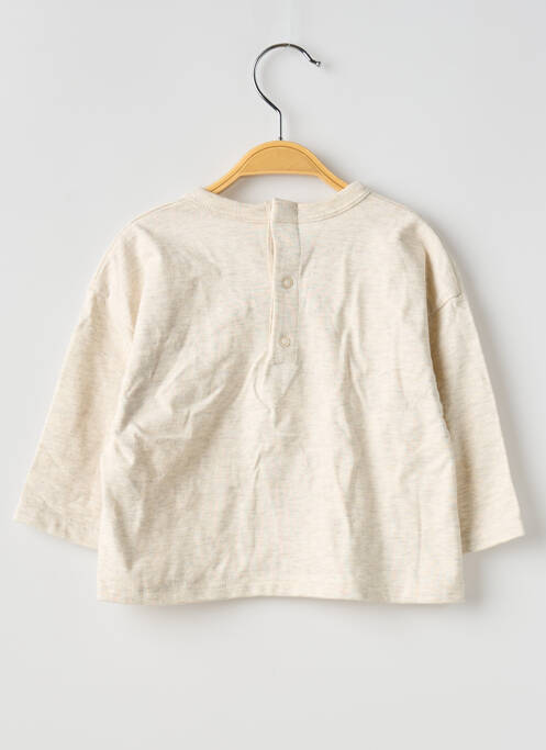 Tricou bej PETIT BATEAU băiat