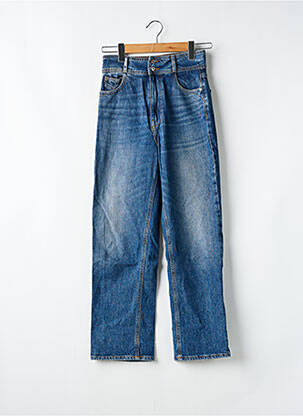 Blugi cu croială dreaptă albastru ZARA femeie