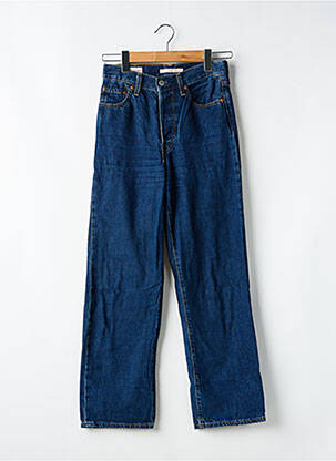 Blugi cu croială dreaptă albastru LEVIS femeie