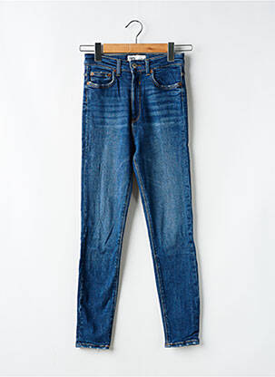 Blugi cu croială slim albastru ZARA femeie