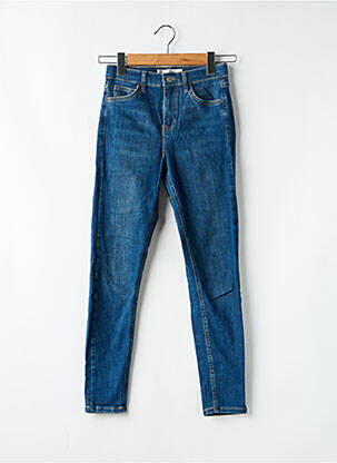 Blugi cu croială slim albastru TOPSHOP femeie