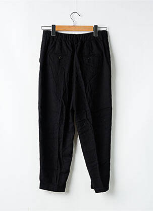 Pantalon larg țesătură poplin mărime normală negru ZARA femeie