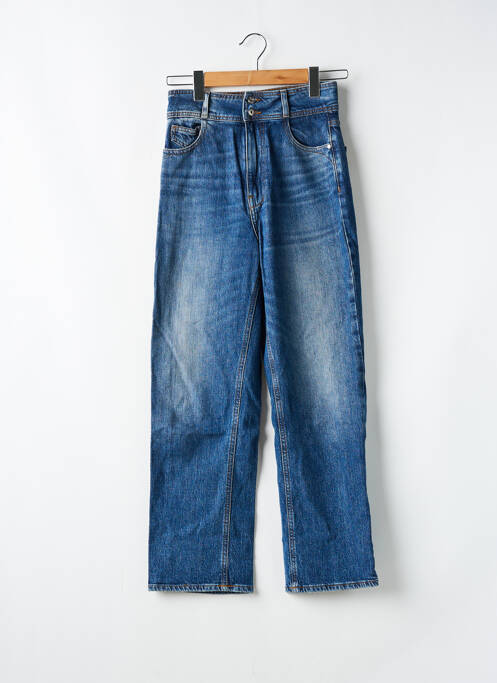 Blugi cu croială dreaptă albastru ZARA femeie