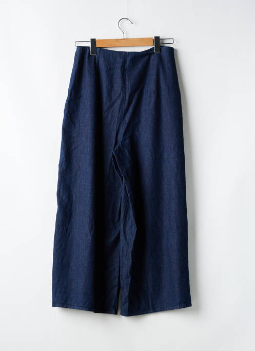 Pantalon larg albastru H&M femeie