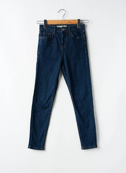 Blugi cu croială slim albastru TOPSHOP femeie