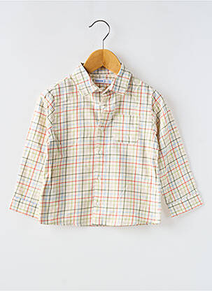 Cămașă cu mâneci lungi bej MAYORAL băiat