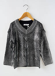 Pulover mâneci lungi mâneci lungi negru LOEVIA fille
