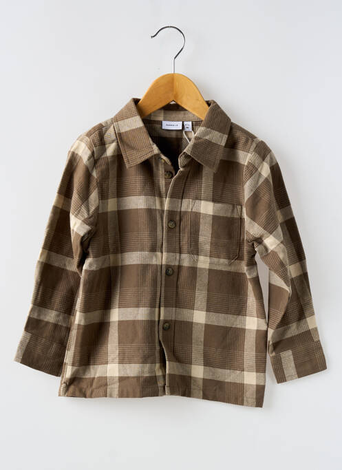 Cămașă cu mâneci lungi verde NAME IT băiat