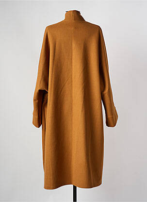 Palton lung croială dreaptă fără glugă maro NEW COLLECTION femeie