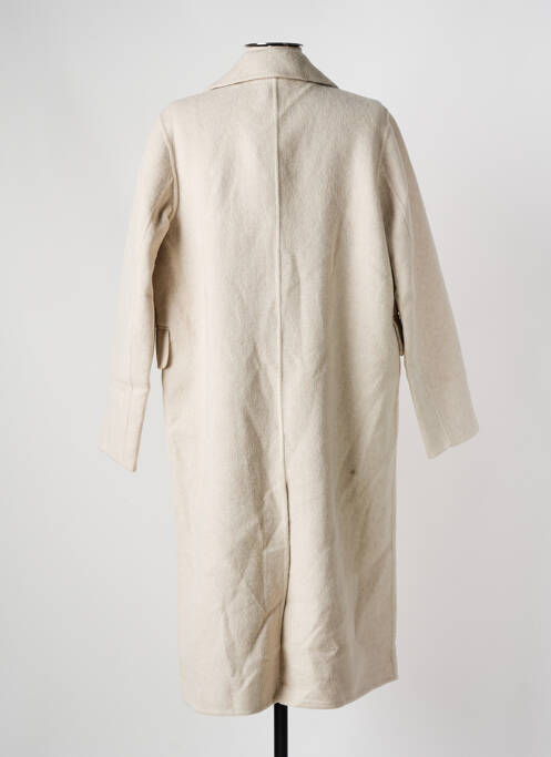 Palton lung bej SEE U SOON femeie