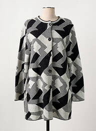 Vestă cu mâneci lungi elasticitate gri GRIFFON femme