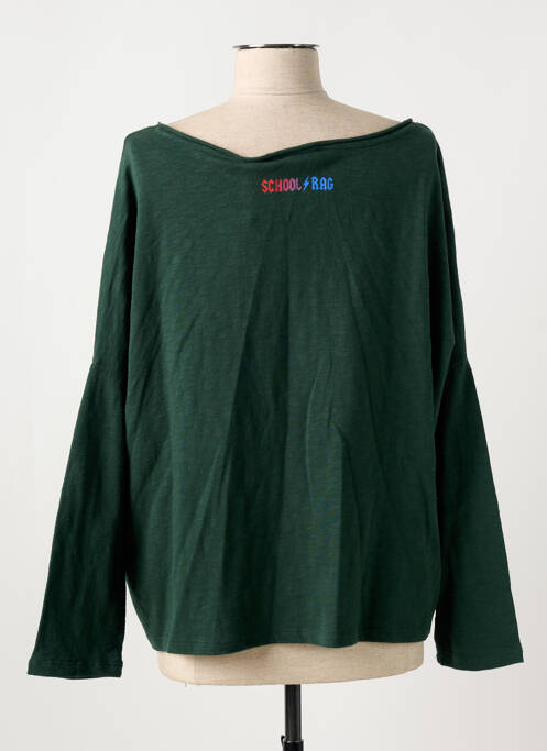 Tricou verde SCHOOL RAG femeie