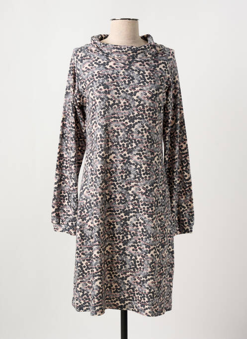 Rochie midi gri GILMA D'AGO' femeie