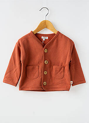 Vestă cu mâneci lungi maro MOULIN ROTY copil