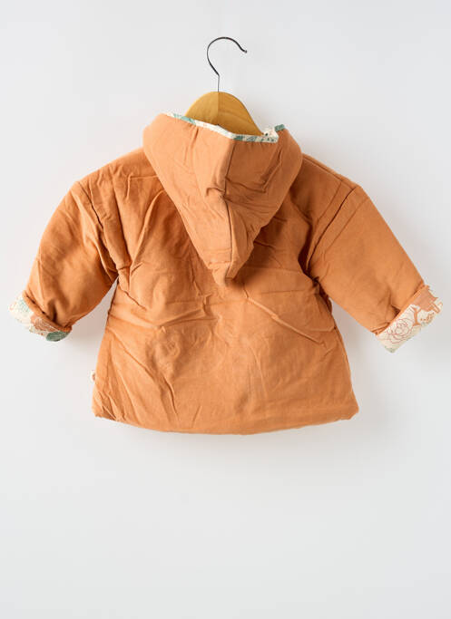 Palton scurt portocaliu MOULIN ROTY copil